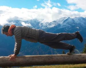 Yoga en los Alpes